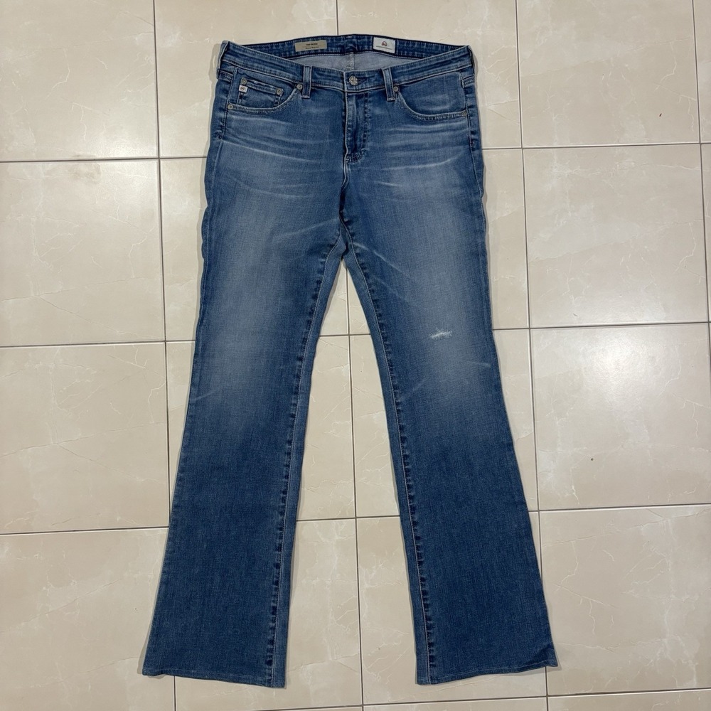 AG Adriano Goldschmied Jeans Women's Size 30 R The Olivia Skinny Boot Cut Blue